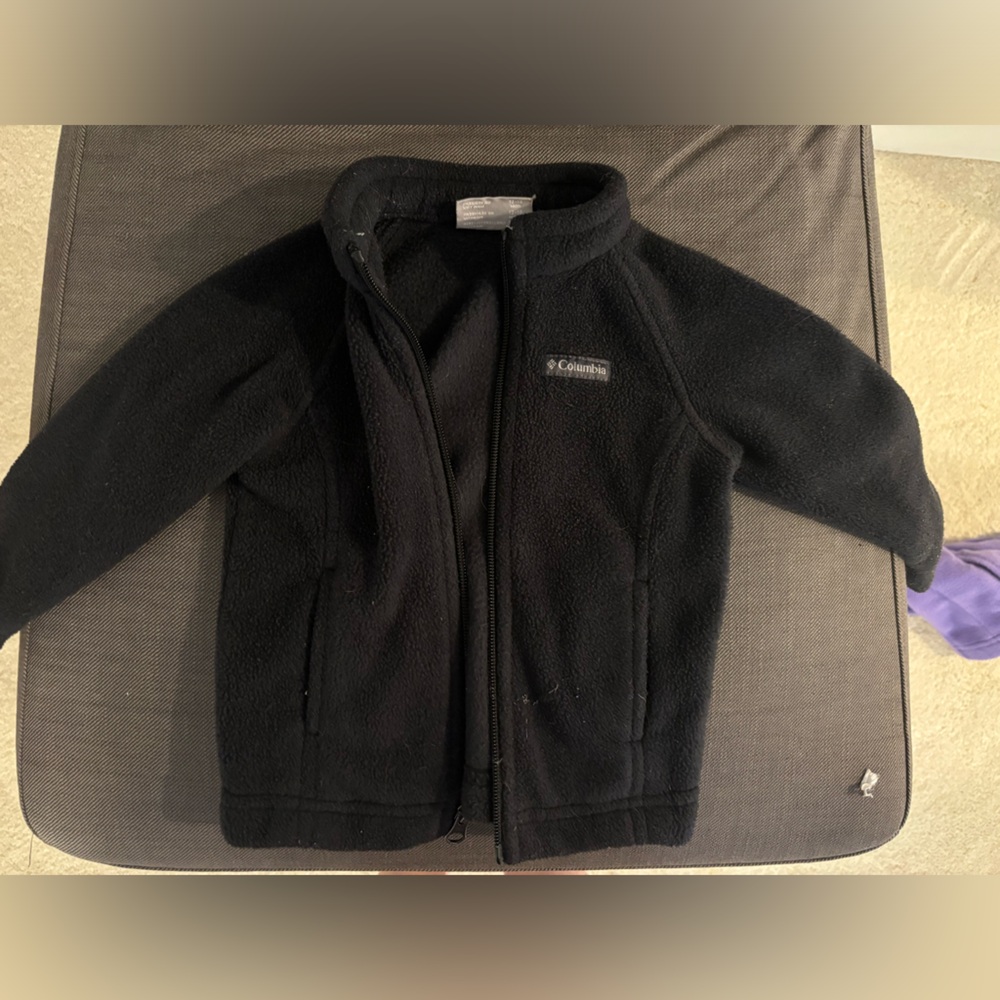 12-18m Dark Gray Columbia Fleece Jacket (toddler)